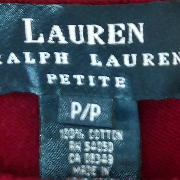 Lauren Ralph Lauren Red Sweater with Embroidered Design - Picture 4 of 6